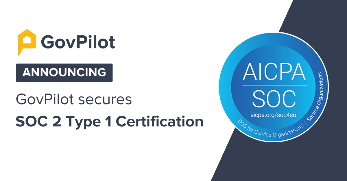 post GovPilot Achieves Highest Recognized Standards With SOC 2 Type 1 Compliance