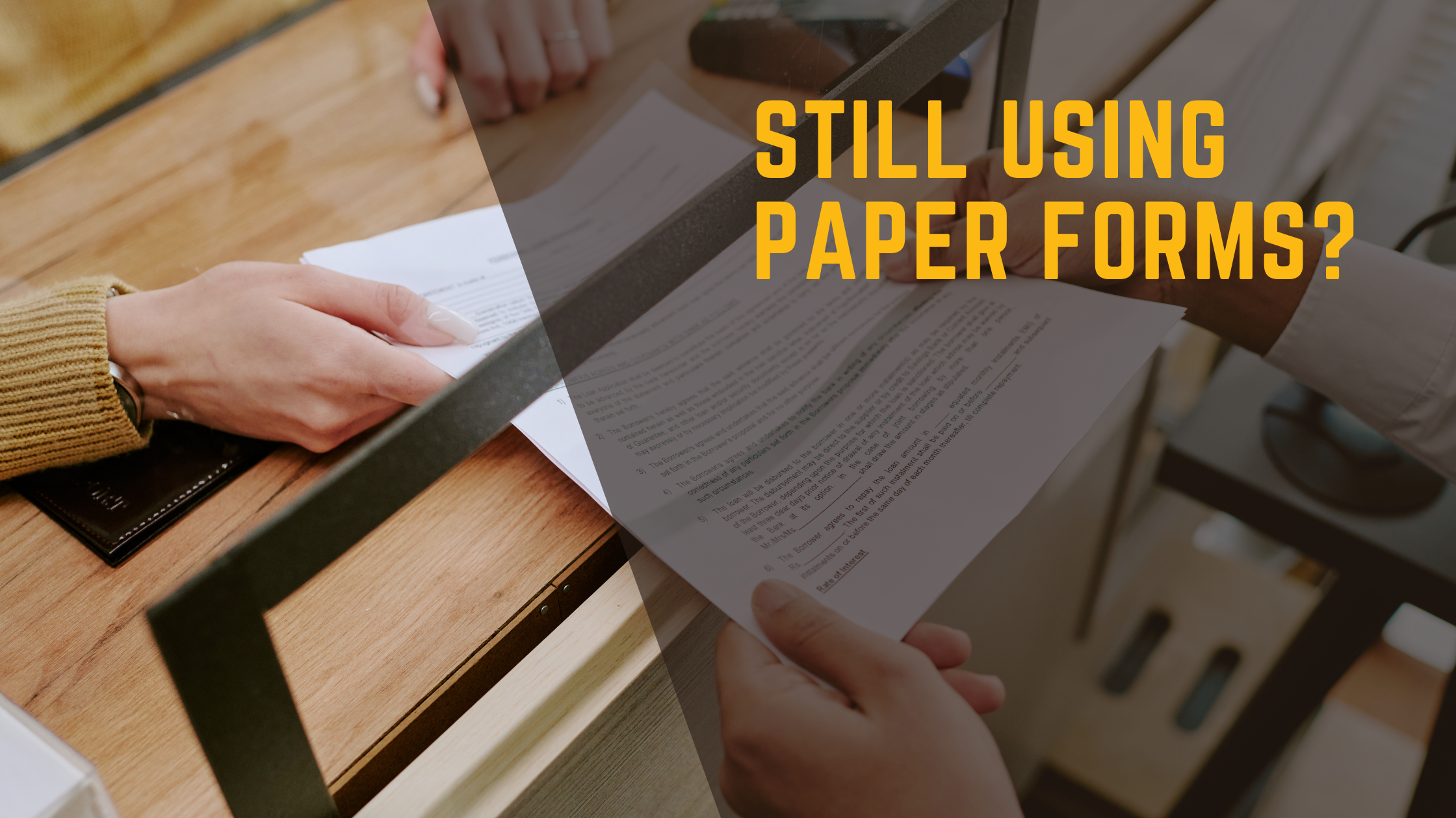Longer Lines, Slower Services: The Hidden Costs of Paper Government Forms